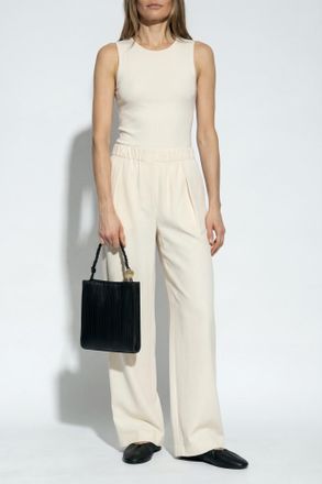 Jil Sander Body With A Round Neckline, Womens, Cream