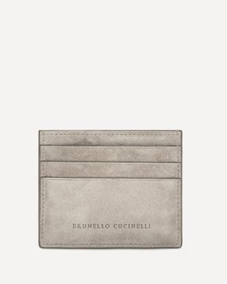 Brunello Cucinelli Suede Card Holder Female UNI