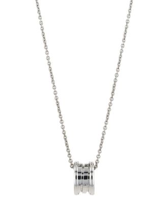 Bulgari 2010s B.Zero1 witgouden halsketting - Zilver