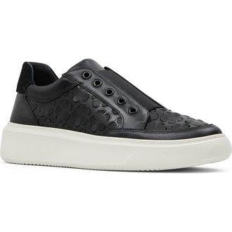 Donald J Pliner Mikko Laceless Sneaker in Black at Nordstrom Rack, Size 7.5