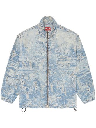 Diesel D-Krap jacket - unisex - Cotton - L - Blue