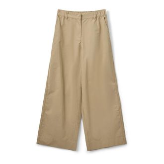Sofie Schnoor Broeken, Dames, Beige, XS, Donker Zand Straight-Leg Broek