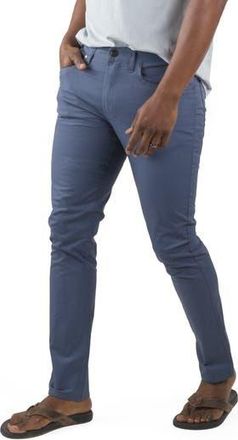 Tailor Vintage Straight Leg Stretch Cotton Blend Pants in Vintage Indigo at Nordstrom Rack, Size 34