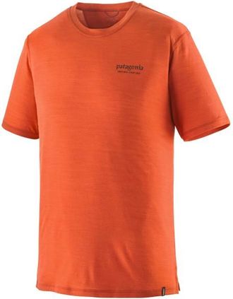 Patagonia Cap Cool Merino Graphic Shirt Merinoshirt f&uuml;r Herren | rot