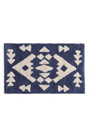 Pendleton Diamond Peak Bath Rug in Vintage Indigo at Nordstrom, Size 24X60