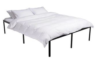 Clp Cama Met&aacute;lica Hamlin Negro 200x140x41 Cm