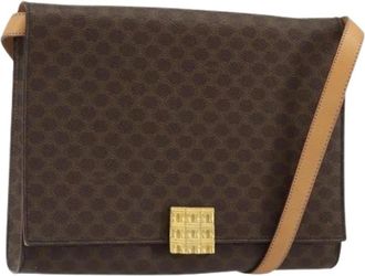 Celine Pre-owned Borsa a Spalla Macadam Canvas - - Pre-owned - Donna - Marrone - ONE SIZE