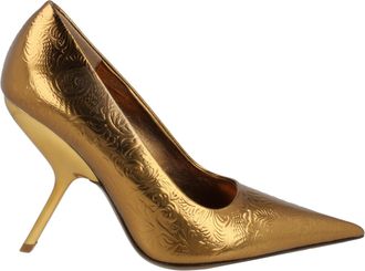 Ferragamo Embossed Floral Eva Pumps