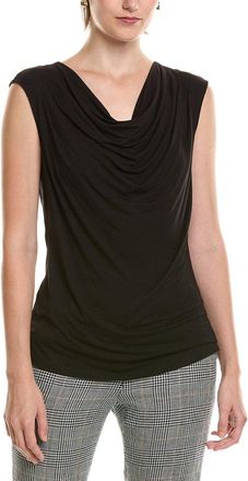 Anne Klein Pleated Cowel Neck Top
