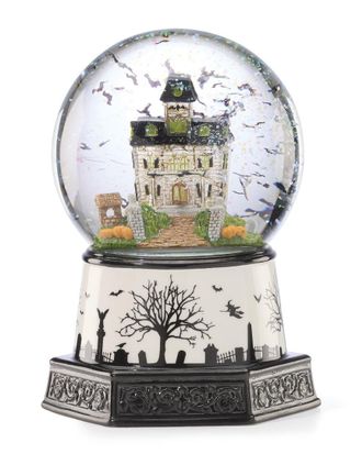 Lenox Haunted Village Light-Up Snow Globe