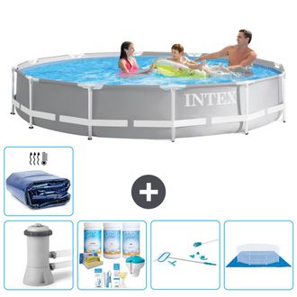 Intex Piscina Prism Frame Redonda - 366x76 Cm - 8-piezas S20572