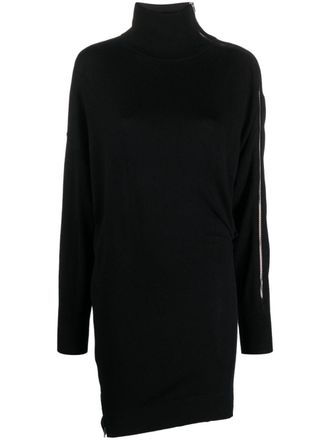 Isabel Marant Gaelys asymmetrische jurk - Zwart
