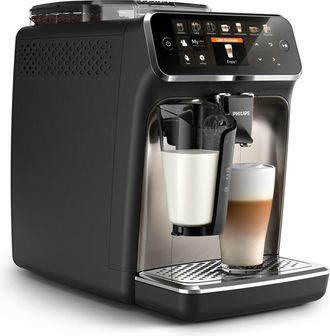 Philips S&eacute;rie 5400 Noir / Chrome Ep5447/90 Machine Expresso Broyeur,12 Boissons, Carafe Lattego