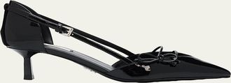 Prada 55mm Patent Leather Pumps