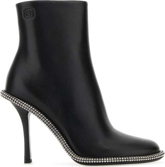 Alexander Wang Alexander Wang Black Leather Kira 105 Ankle Boots