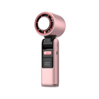 OEM Ventilador Port&aacute;til Con Carga Usb, Velocidad Ajustable, Pantalla Digital, Dise&ntilde;o Plegable, Ventilador De Alta Velocidad Con Luz Nocturna, B