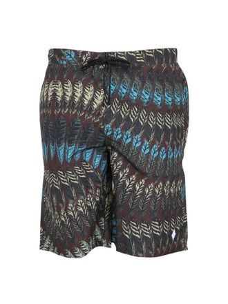 Marcelo Burlon Logo Print Boxer Swimsuit