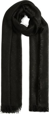 Fabiana Filippi Sciarpa lamé - Nero