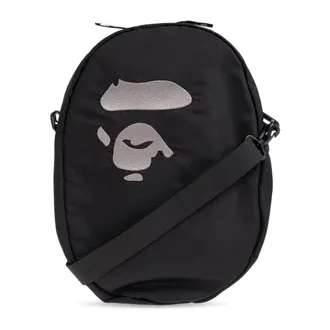 A Bathing Ape Shoulder Bags, male, Black, Size: ONE SIZE Oval Shoulder Bag