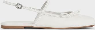 Charles & Keith Bow Slingback Mary Jane Flats