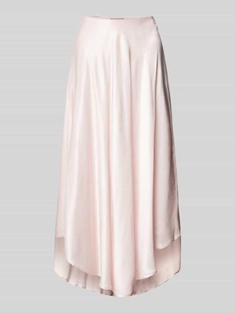 Guess Knielanger Rock mit Label-Applikation Modell VENUSTA in Rosa, Gr&ouml;&szlig;e XS