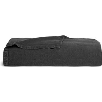 Parachute Vintaged Linen Bed Cover in Coal at Nordstrom, Size Full