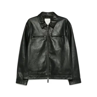 Calvin Klein Zip-front Leather Jacket
