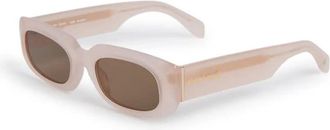 Palm Angels Unisex Black Oval Sunglasses PERI104NOAH 3B64