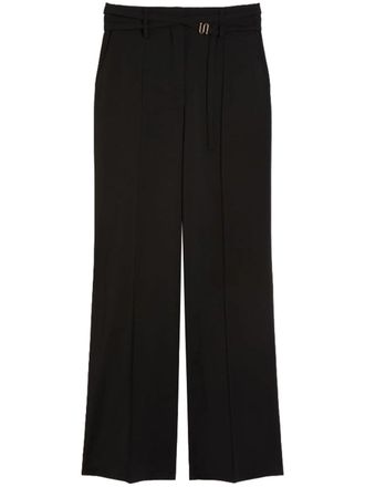 Sportmax Black Cera High-Waisted Wide-Leg Pants