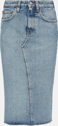 Maison Margiela Denim midi skirt