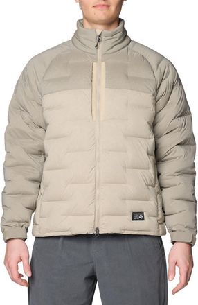 Mountain Hardwear Stretchdown Big Baffle 700 Fill Power Down Jacket in Badlands/Dunes at Nordstrom, Size Xx-Large