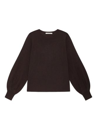 Maliparmi balloon-sleeve sweater - Brown
