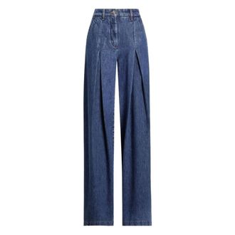 Dolce & Gabbana Jeans, Dames, Blauw, S, Katoen, Wide-leg Jeans