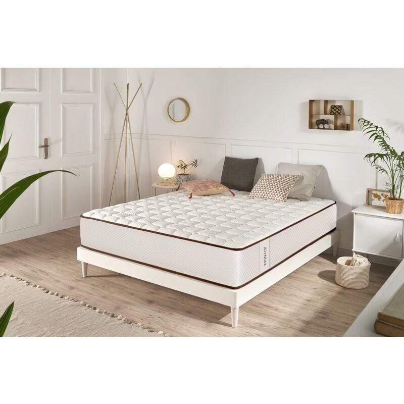 Surmatelas Mémoire De Forme Pikolin - 7 Cm D'épaisseur - Confort Hôtelier - 140x200 Cm - Housse Lavable - Multizones
