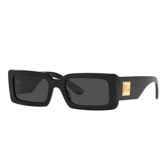 Dolce & Gabbana Sunglasses, unisex, Black, 53 MM, Dg4416 Sunglasses in Black and Dark Grey