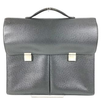 Louis Vuitton Pre-owned Taiga Leather Briefcase Handbag - unisex - Louis Vuitton Vintage - Vintage Handbags - Black - ONE SIZE - Pre-owned