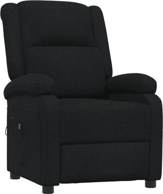 vidaXL Vidaxl - Sill&oacute;n Reclinable El&eacute;ctrico De Tela Negro