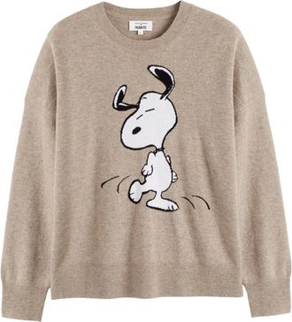 Chinti and Parker Dancing Snoopy sweater - Neutrals