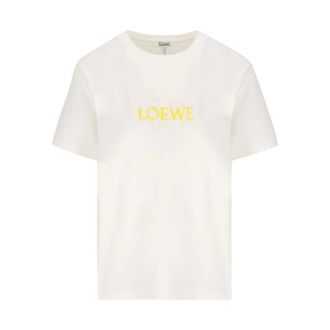 Loewe Dames, Tops, Wit, Maat: XS Katoen