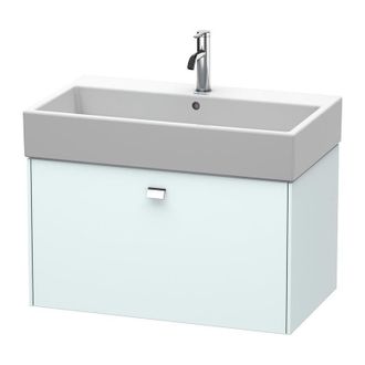 Duravit Duravit Brioso Neceser De Pared 78,4 X 45,9 Cm, 1 Extra&iacute;ble, Para Lavabo Vero Air 235080, Color (frente/cuerpo): Decoraci&oacute;n Azul Claro Mate, Mango Cro