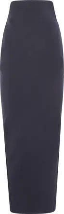 Rick Owens Skirt Wool Black Dirt Pillar