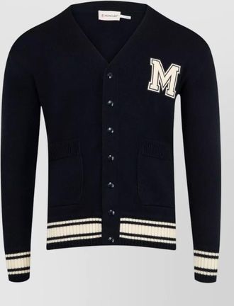 Moncler padded v-neck cardigan