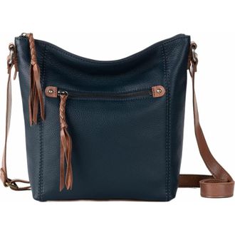 The Sak Ashland Leather Crossbody Bag in Indigo at Nordstrom