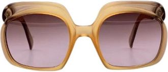 Dior Pre-owned Accessories, female, Orange, Size: ONE SIZE Pre-owned Model 2009 Oversize Sunglasses