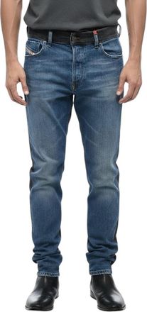 Diesel Blue Slim Mid Rise Jeans