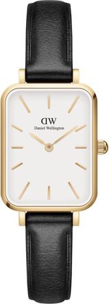 Daniel Wellington Gouden Quadro Horloge Elegant en Functioneel - Dames - Horloges - Zwart - ONE Size - Accessoires
