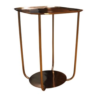 Balterley Retro Square Coffee Table, 510mm x 380mm - Copper