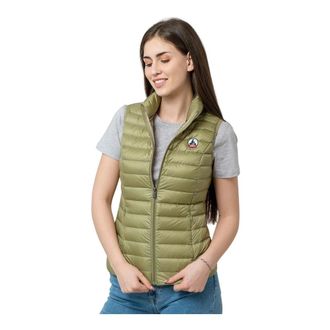 Jott Dames dons bodywarmer - Dames - Bodywarmers - Groen - S - Leer - Jassen