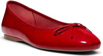 Birdies The Songbird Flat Patent Leather in Red Patent Leather at Nordstrom, Size 7.5