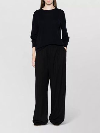 Extreme Cashmere wool cashmere crewneck sweater long sleeves